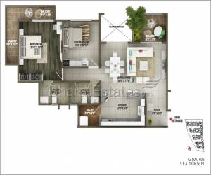 2 bhk Apartment/Flat for sale in Electronics City