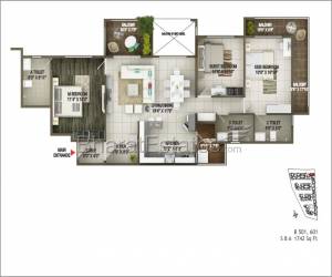 3 bhk Apartment/Flat for sale in Electronics City