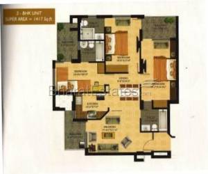 3 bhk Apartment/Flat for sale in Zirakpur
