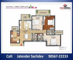 3 bhk Apartment/Flat for sale in Mohali