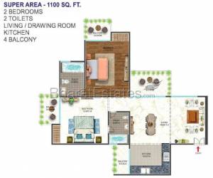 2 bhk Apartment/Flat for rent in Dwarka