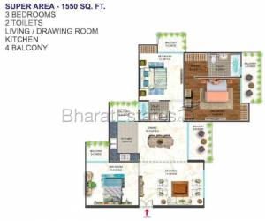 3 bhk Apartment/Flat for sale in Dwarka