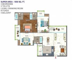 3 bhk Apartment/Flat for sale in Dwarka