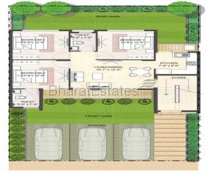  Puri Amanvilas - Independent 3 Bedroom Floors in 36.95 Lacs Only