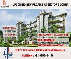 Supertech Hill town New Project Launch Sector 2, Sohna Gurgaon Call @ 9250404177
