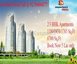  Supertech Hues 2 BHK 1180 Sq.Ft Apartments Sector 68 Gurgaon
