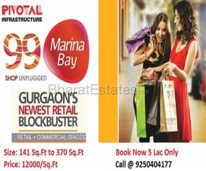 99 Marina Bay Affordable Shops 150 Sq.Ft Sector 99 Gurgaon