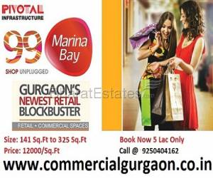 99 Marina Bay Shops 141 Sq.Ft 16.92 Lac Sector 99 Gurgaon
