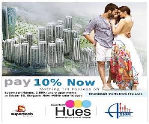 Supertech Hues 2BHK +Study Sector 68 Gurgaon