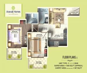 @ 17.31 Lacs 2 BHK GLS Aravali Homes Sector 4 Sohna Gurgaon