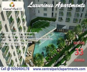 3 BHK Luxury Apartments Central Park 3 Sector 33 Sohna Call @ 9250404178