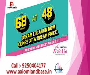 Supertech Azalia 2 BHK @ 48 Lacs Sector 68 Sohna Road Gurgaon
