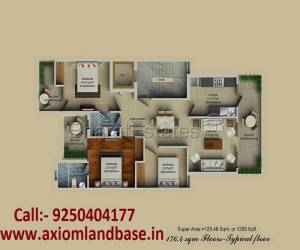 3 BHK independent Floor | Supertech Hill Crest Sector 2 Sohna