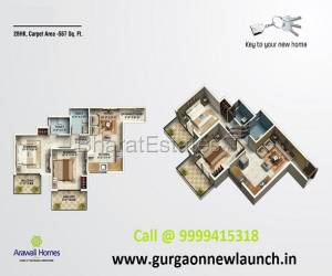 2 BHK Apartments | GLS Arawali Homes Sector 4 Sohna Gurgaon