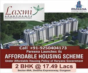 2 BHK Affordable Flats | Pareena Laxmi Sector 99A Gurgaon
