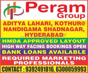 Residential in Aditya whitefield  Gandi Maisamma Hyderabad 27.0 Lakh