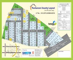 Residential in pocharam county  Ghatkesar Hyderabad 8.0 Lakh