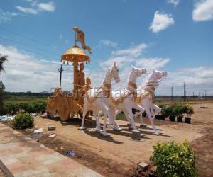 Residential in white field  Gandi Maisamma Hyderabad 28.0 Lakh