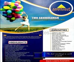 Residential in tmr abhiraman  , 200.0 Sq. Yards Kothur Hyderabad 19.0 Lakh