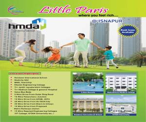 Residential in Littel paris  Isnapur Hyderabad 23.38 Lakh