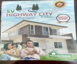 Residential in sv highway city  Bhongiri-Warangal Highway Hyderabad 11.89 Lakh