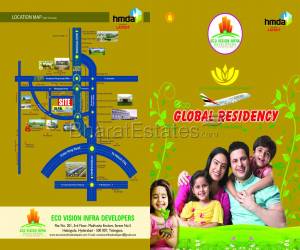 Residential in eco global residency  Shamshabad Hyderabad 13.0 Lakh