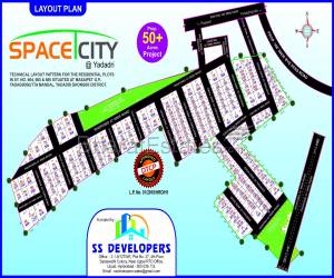 Residential in space city  Yadagirigutta Hyderabad 16.0 Lakh