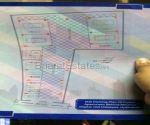 Residential in Crystal heights  , 850.0 Sq. Feet Malakpet Hyderabad 34.0 Lakh