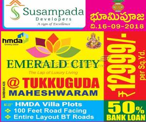 Residential in emerald city  Maheswaram Hyderabad 28.0 Lakh