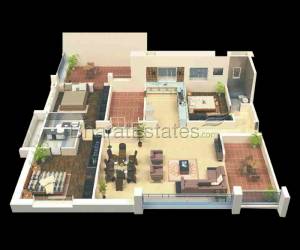 3 bhk Flat for rent in Wadgaon Budruk