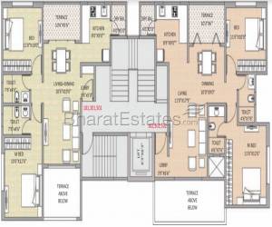2 bhk Apartment/Flat for rent in Rahatani