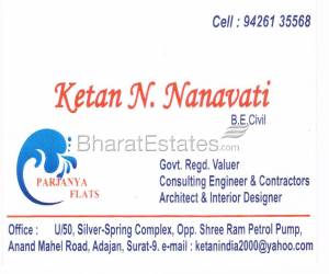 2 bhk Apartment/Flat for both rent and sale in Adajan