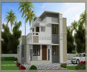 New 3 bhk house for sale in Thrissur- Area 1335 sq ft