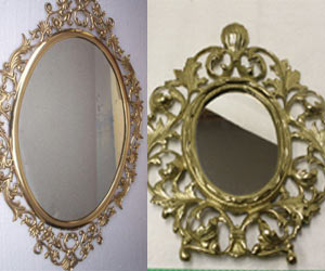 Brass-mirror