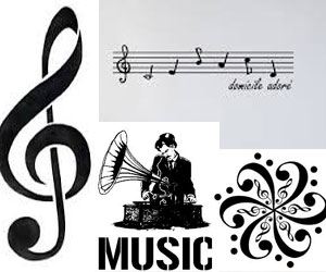 music-stencil